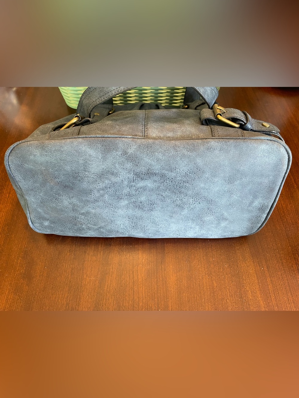 NWT Minicci Denim Blue Colored Shoulder Bag / Purse. - Picture 11 of 13
